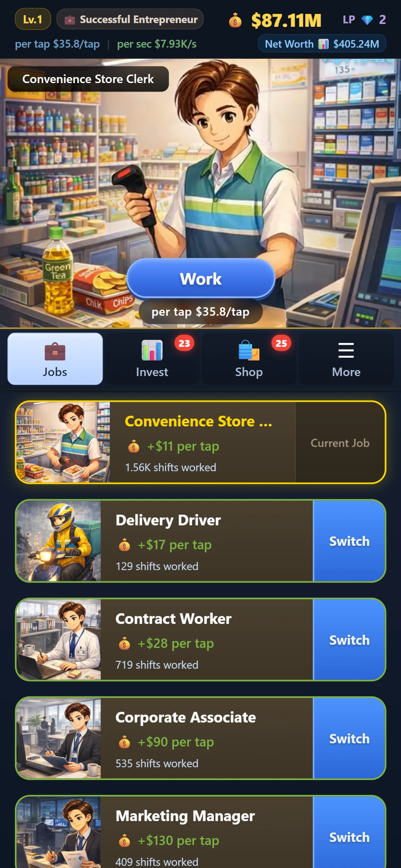 Rich Life: Idle Tycoon screenshot